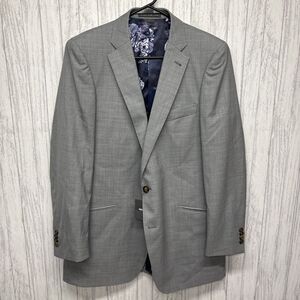 Mens Indochino Gray Blazer Made For You NWT
